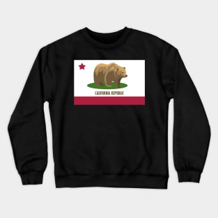 'California Bear Republic' Awesome Bear Gift Crewneck Sweatshirt